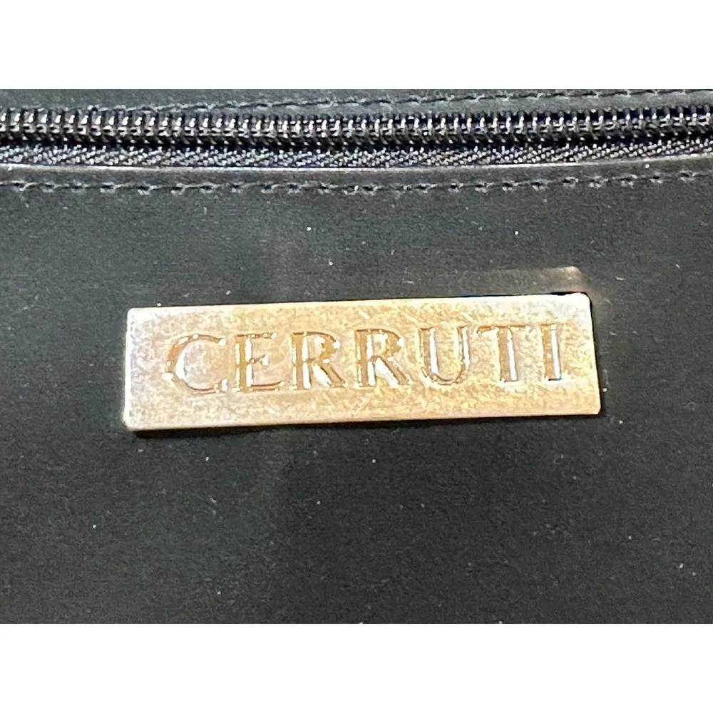 Cerruti Image Black Travel Bag Weekender Duffel Shoulder Strap NWT 1171001